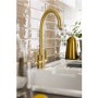Abode Brolle Dual Lever Mixer Tap - Brushed Brass