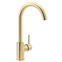 ACT3059 Abode Nico Single Lever Mixer Tap - Brushed Brass