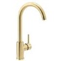 Abode Nico Single Lever Mixer Tap - Brushed Brass