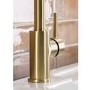 Abode Nico Single Lever Mixer Tap - Brushed Brass