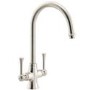 Abode Gatsby Dual Lever Mixer Tap - Brushed Nickel