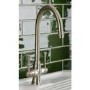Abode Gatsby Dual Lever Mixer Tap - Brushed Nickel