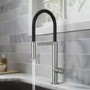 Abode Carbon Professional Spray Single Lever Mixer Tap - Brushed Nickel