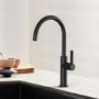 Abode Carbon Single Lever Mixer Tap - Matt Black