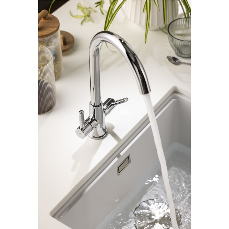 Abode Enstyle Dual Lever Mixer Tap - Chrome