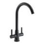 Abode Enstyle Dual Lever Mixer Tap - Matt Black