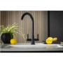 Abode Enstyle Dual Lever Mixer Tap - Matt Black