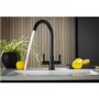 Abode Enstyle Dual Lever Mixer Tap - Matt Black