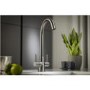 Abode Enstyle Dual Lever Mixer Tap - Gunmetal