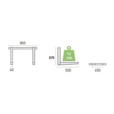 Premium Dirt-Resistant Grey Wall Mount Brackets for Split Air Conditioner Outdoor Units - Discreet UK-House Matching Design Supporting up to 140 kg
