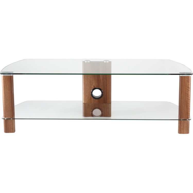 Refurbished Alphason ADCE1200-WAL Century TV Stand for up to 55" TVs Walnut