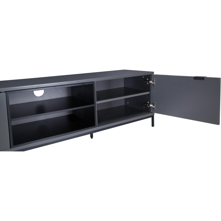 Alphason ADCH1600-CH Chaplin TV Cabinet for up to 70" TVs - Charcoal