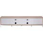 Alphason Chaplin White and Oak Effect TV Unit