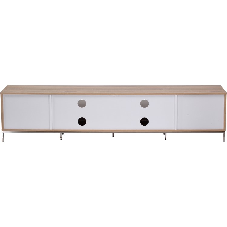 Alphason Chaplin White and Oak Effect TV Unit