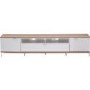 Alphason Chaplin White and Oak Effect TV Unit