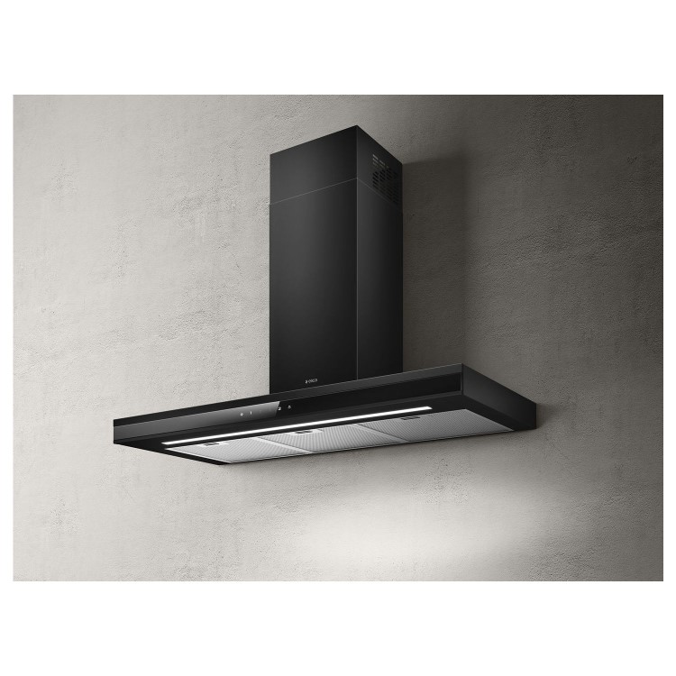 Elica Adele 60cm Flat Chimney Cooker Hood - Matte Black
