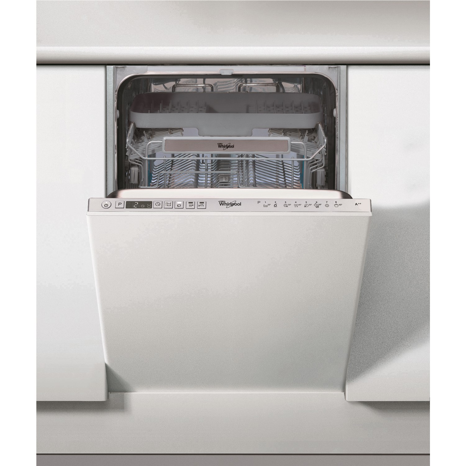 whirlpool slimline integrated dishwasher