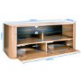 Alphason Hugo TV Stand for up to 55" TVs - Walnut