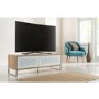 Alphason ADHE-1200LO Helium Light Oak TV Cabinet for up to 55" TVs