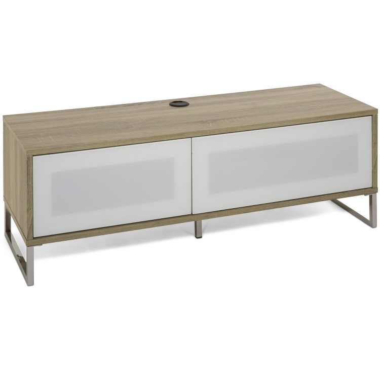 Alphason ADHE-1200LO Helium Light Oak TV Cabinet for up to 55" TVs