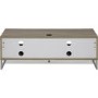 Alphason ADHE-1200LO Helium Light Oak TV Cabinet for up to 55" TVs