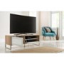 Alphason ADHE-1200LO Helium Light Oak TV Cabinet for up to 55" TVs