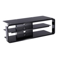 Alphason ADL1150-BLK Lithium Black TV Stand for up to 52" TVs