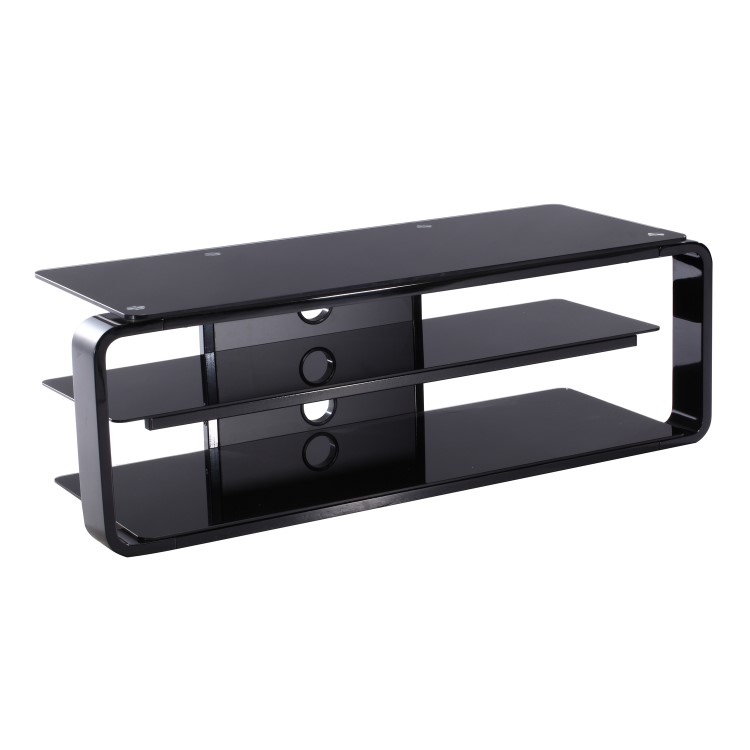 Alphason ADL1150-BLK Lithium Black TV Stand for up to 52" TVs