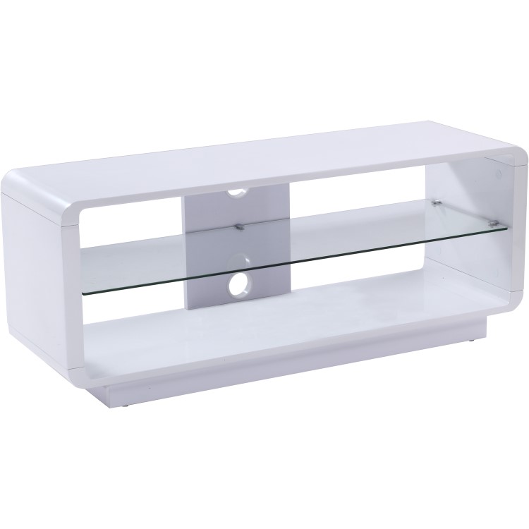 Alphason ADLU1200-WHT Luna TV Stand for up to 60" TVs - White