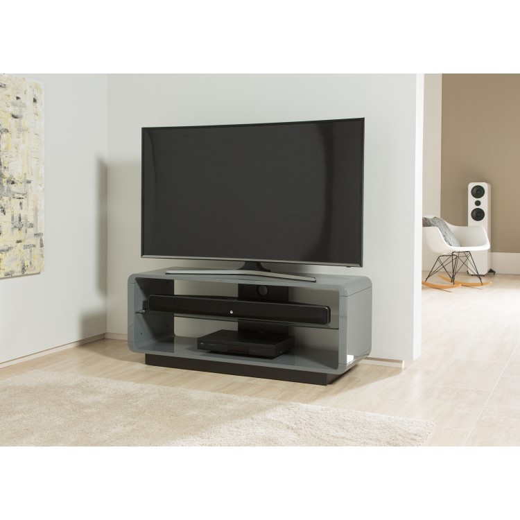 Alphason ADLU1200-WHT Luna TV Stand for up to 60" TVs - White