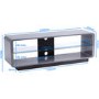 Alphason ADLU1400-WHT Luna TV Stand for up to 72" TVs - White