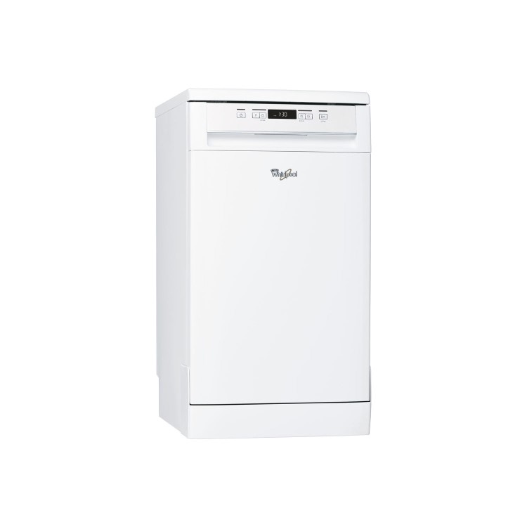 Whirlpool Supreme Clean ADP301WH 10 Place Slimline Freestanding Dishwasher - White