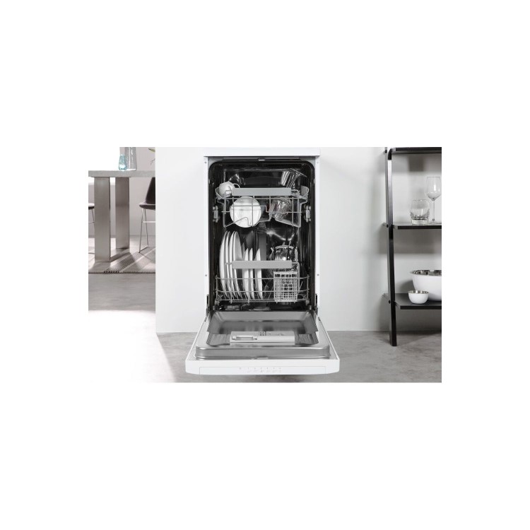 Whirlpool Supreme Clean ADP301WH 10 Place Slimline Freestanding Dishwasher - White