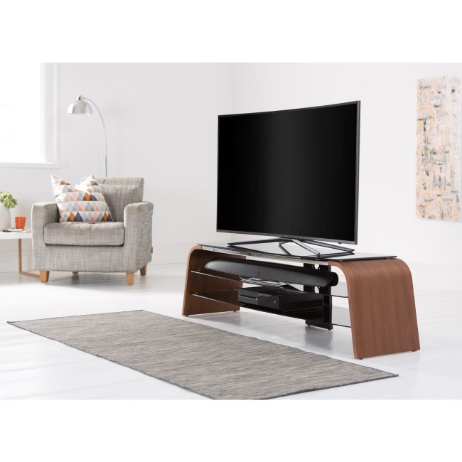 Alphason ADSP1200-WAL Spectrum TV Stand for up to 50" TVs - Walnut