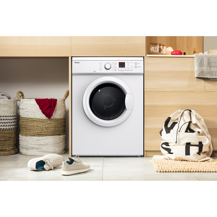 Amica 7kg Freestanding Vented Tumble Dryer - White