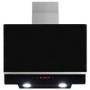 Amica 60cm Angled Chimney Cooker Hood - Black