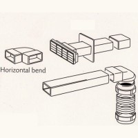 GRADE A1 - As new but box opened - CDA AED54 125mm x 3m 5inch Rigid Ducting Kit