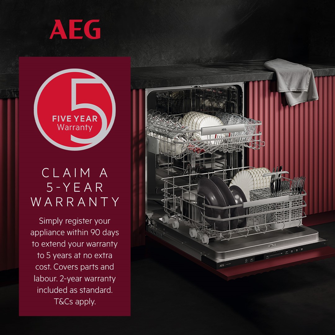 AEG 5 year warranty