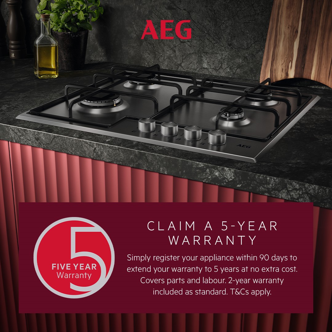 AEG 5 year warranty