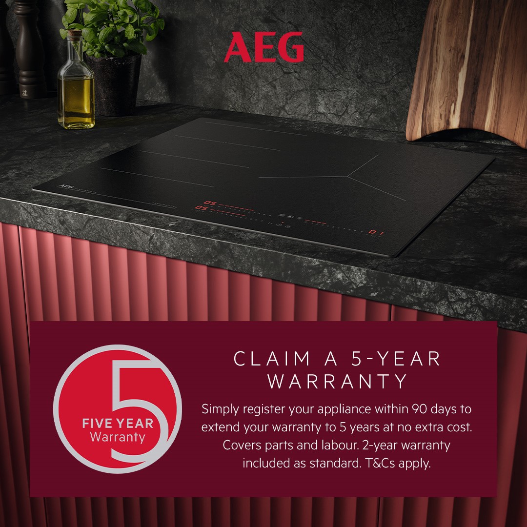 AEG 5 year warranty