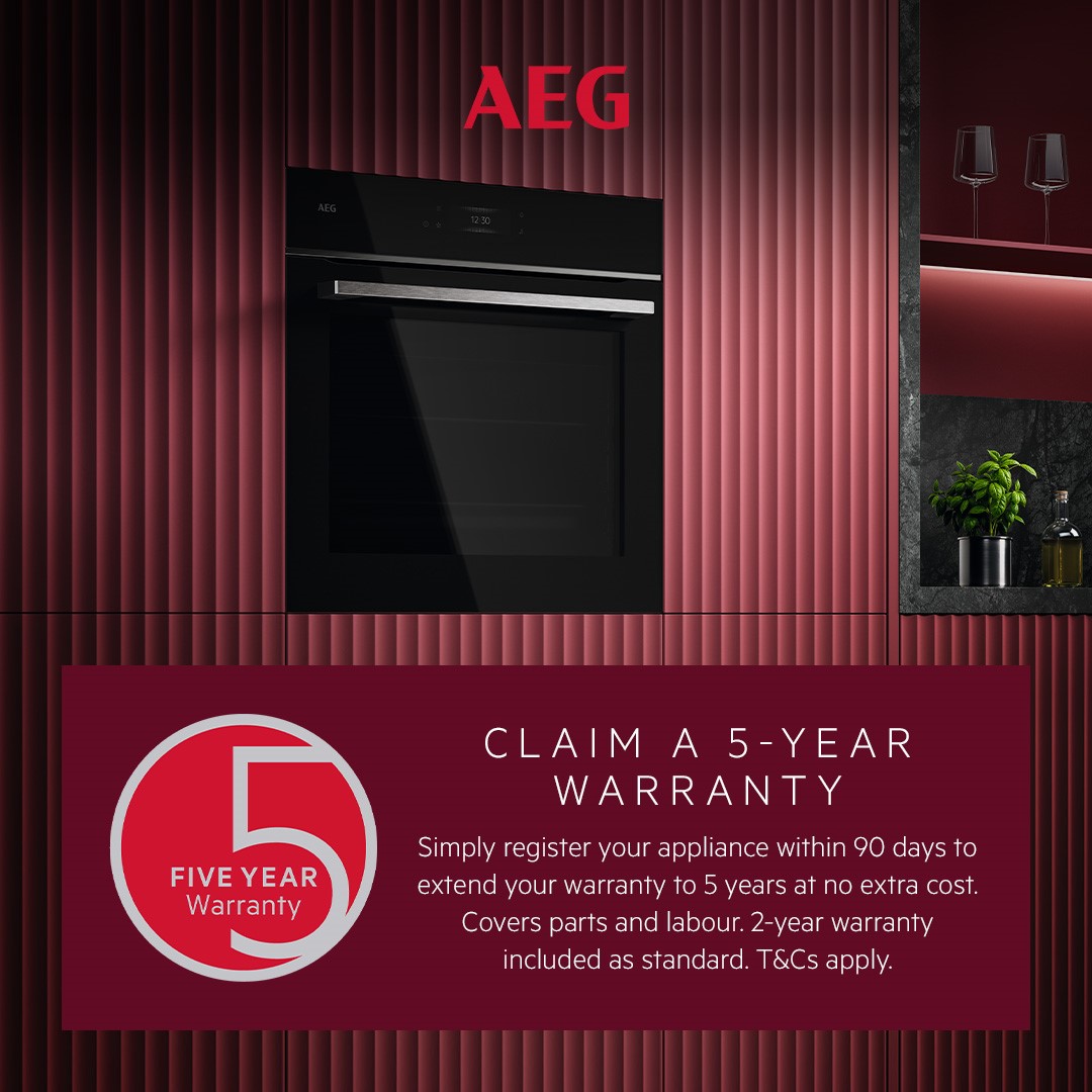 AEG 5 year warranty