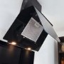 GRADE A2 - Amica AEP60BL 60cm Angled Cooker Hood - Black