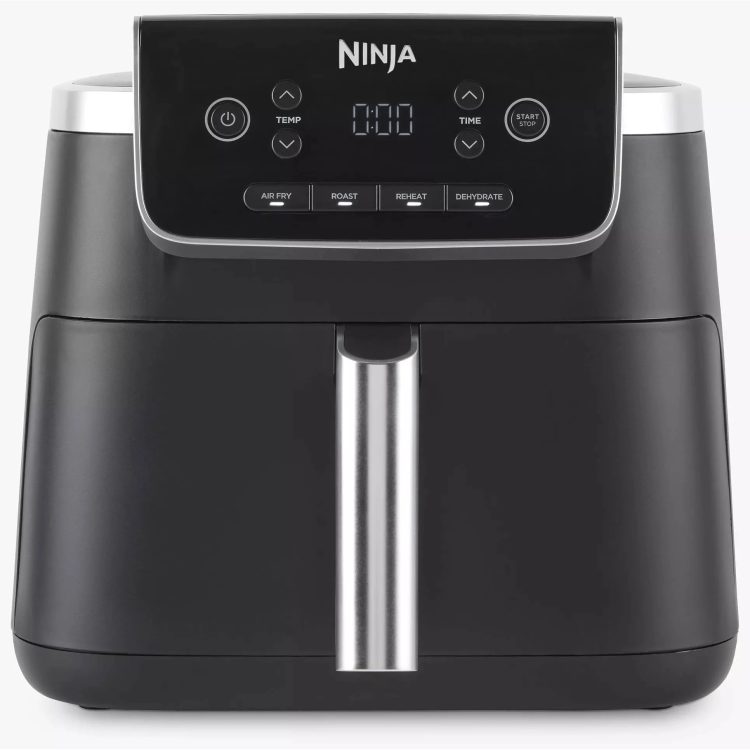 Ninja AF140UK Pro 4.7L Air Fryer  Black  Healthy Crispy Cooking