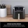 Ninja AF140UK Pro 4.7L Air Fryer  Black  Healthy Crispy Cooking