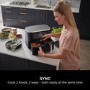 Ninja AF300UK Foodi Dual Zone 6-in-1 7.6L Air Fryer  Twin Baskets  Healthy Crispy Cooking