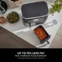 Ninja AF300UK Foodi Dual Zone 6-in-1 7.6L Air Fryer  Twin Baskets  Healthy Crispy Cooking