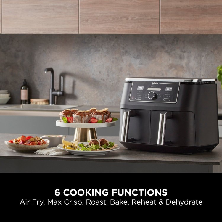 Ninja AF400UK Foodi Max XL Dual Zone 9.5L Air Fryer