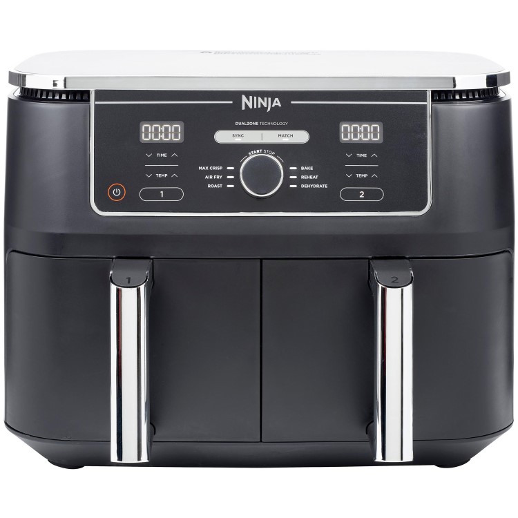 Refurbished Ninja Foodi Max XL Dual Zone 9.5L Air Fryer Black