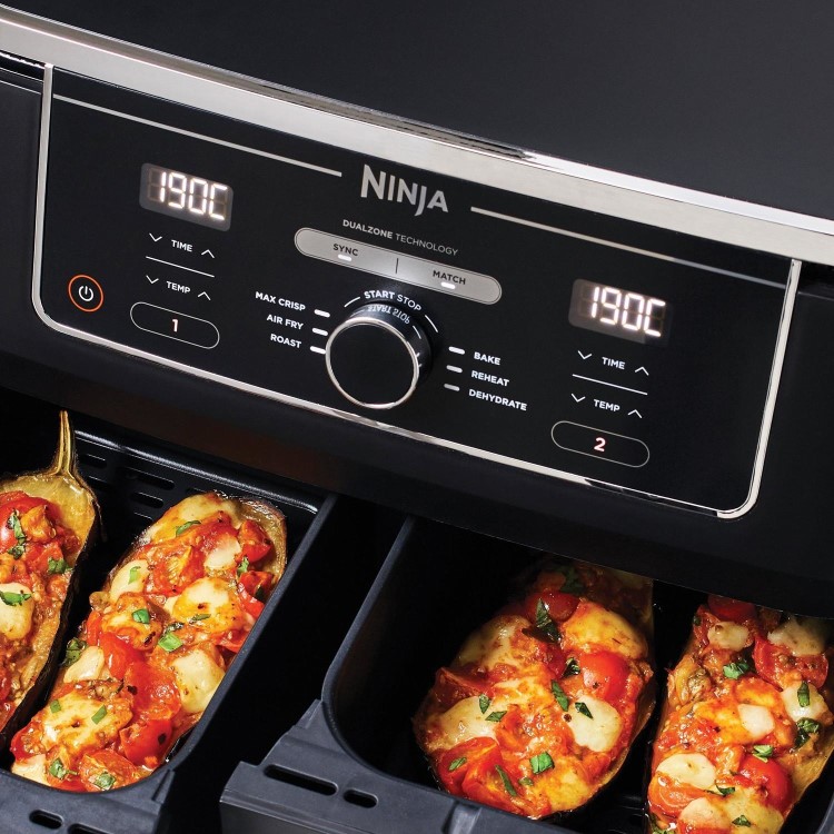 Refurbished Ninja Foodi Max XL Dual Zone 9.5L Air Fryer Black