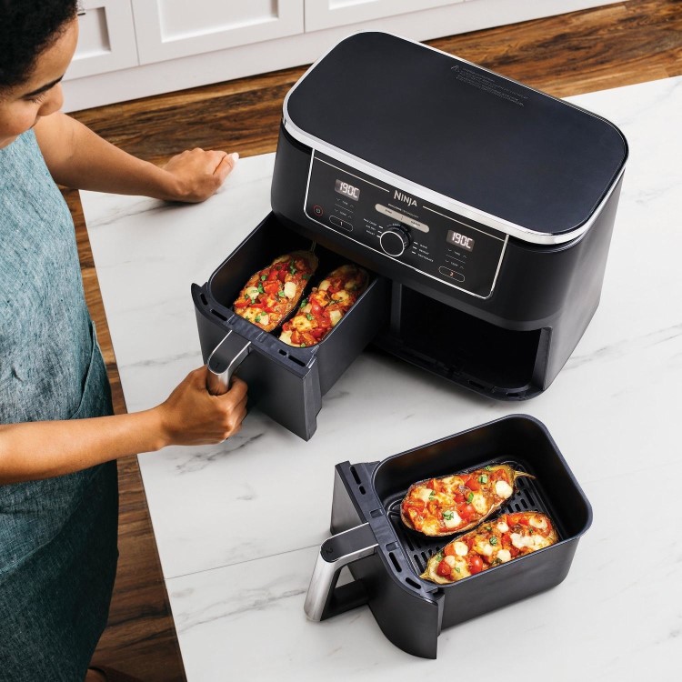 Refurbished Ninja Foodi Max XL Dual Zone 9.5L Air Fryer Black